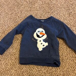 Kids Navy Olaf Character Sweatshirt